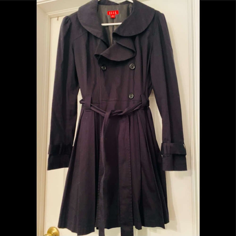 Like New Elle Black double breasted jacket